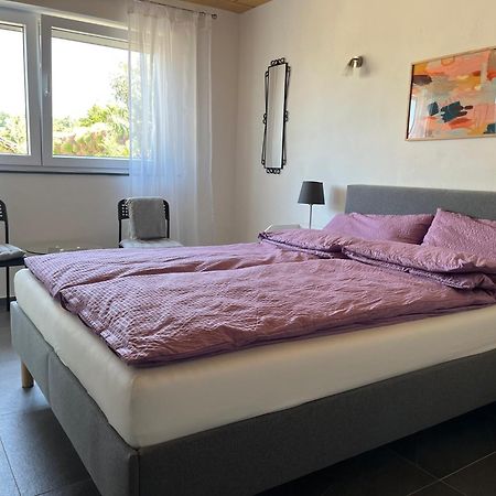 Apartment 100 Qm Im Weindorf - Balkon/Garage Aspisheim Extérieur photo