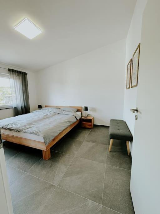Apartment 100 Qm Im Weindorf - Balkon/Garage Aspisheim Extérieur photo